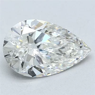 2.03ct F VS1 Rare Carat Ideal Cut Pear Lab Grown Diamond