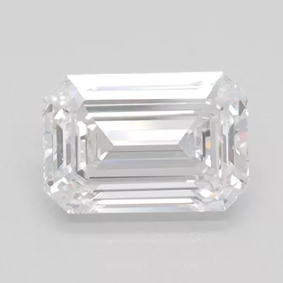 1.06ct D VVS1 Rare Carat Ideal Cut Emerald Lab Grown Diamond