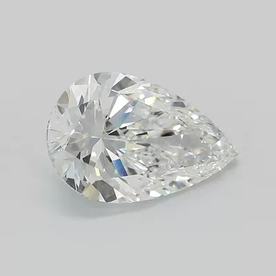 3.67ct E VS1 Rare Carat Ideal Cut Pear Lab Grown Diamond