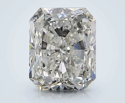 2.21ct H SI2 Rare Carat Ideal Cut Radiant Diamond