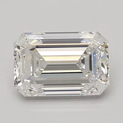 1.32ct D VVS2 Rare Carat Ideal Cut Emerald Lab Grown Diamond