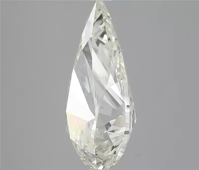 6.03ct I SI1 Rare Carat Ideal Cut Pear Diamond