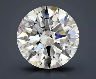 3.01ct H SI2 Rare Carat Ideal Cut Round Diamond