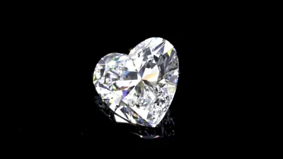 5.05ct D VS2 Rare Carat Ideal Cut Heart Diamond