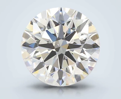 3.27ct D VVS2 Rare Carat Ideal Cut Round Lab Grown Diamond