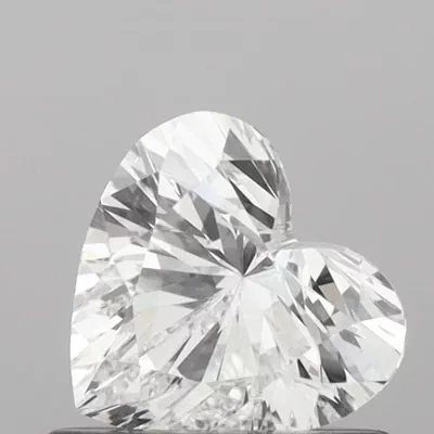 0.59ct D VVS2 Rare Carat Ideal Cut Heart Lab Grown Diamond