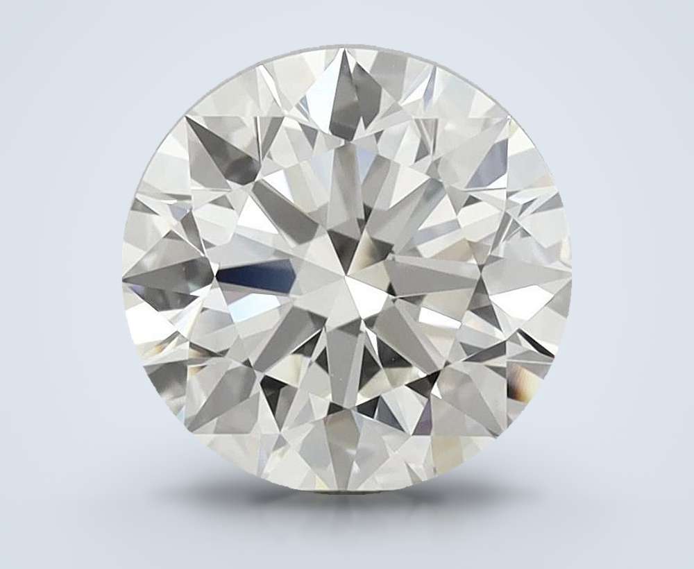 3.05ct K VVS2 Rare Carat Ideal Cut Round Diamond