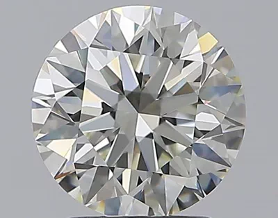 2.01ct K IF Rare Carat Ideal Cut Round Diamond