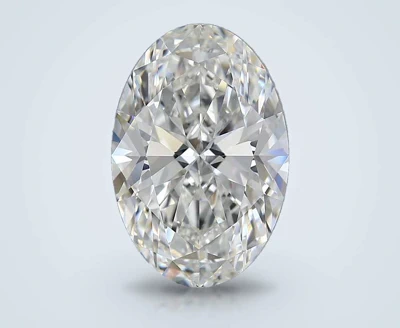 7.08ct I VVS2 Rare Carat Ideal Cut Oval Diamond