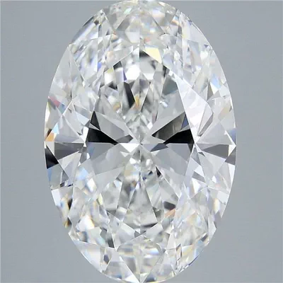10.51ct F VVS2 Rare Carat Ideal Cut Oval Lab Grown Diamond