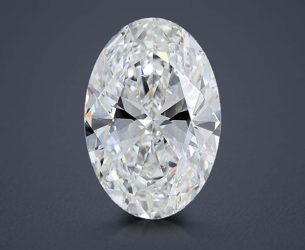 10.51ct F VVS2 Rare Carat Ideal Cut Oval Lab Grown Diamond