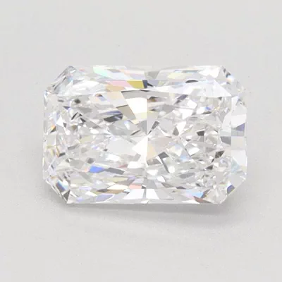 1.08ct D VVS1 Rare Carat Ideal Cut Radiant Lab Grown Diamond