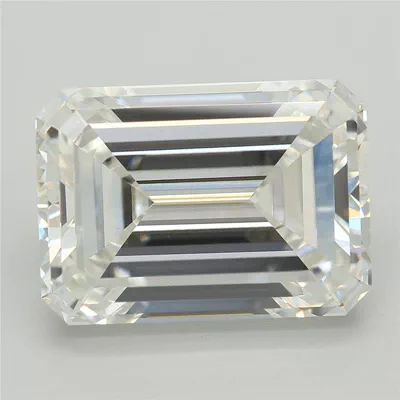 6.66ct G VS1 Rare Carat Ideal Cut Emerald Lab Grown Diamond