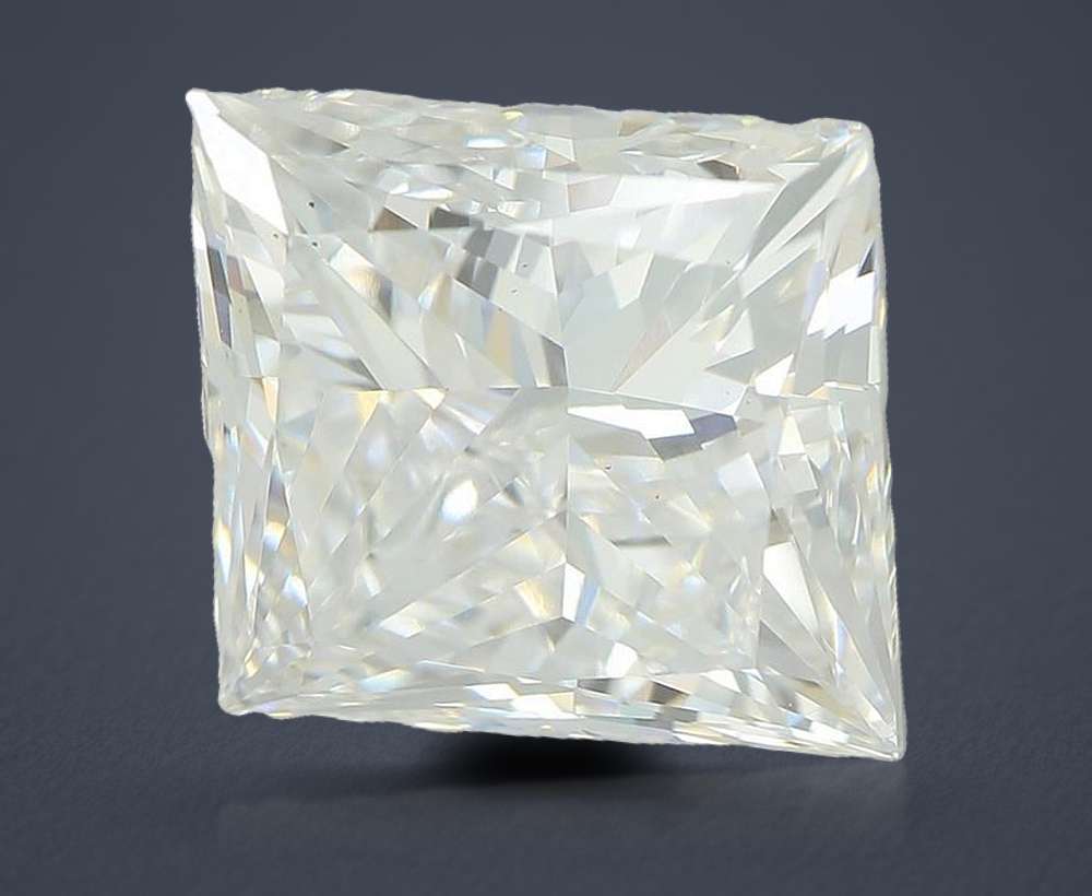5.54ct D VS1 Rare Carat Ideal Cut Princess Lab Grown Diamond
