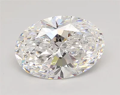 2.56ct D VVS2 Rare Carat Ideal Cut Oval Lab Grown Diamond