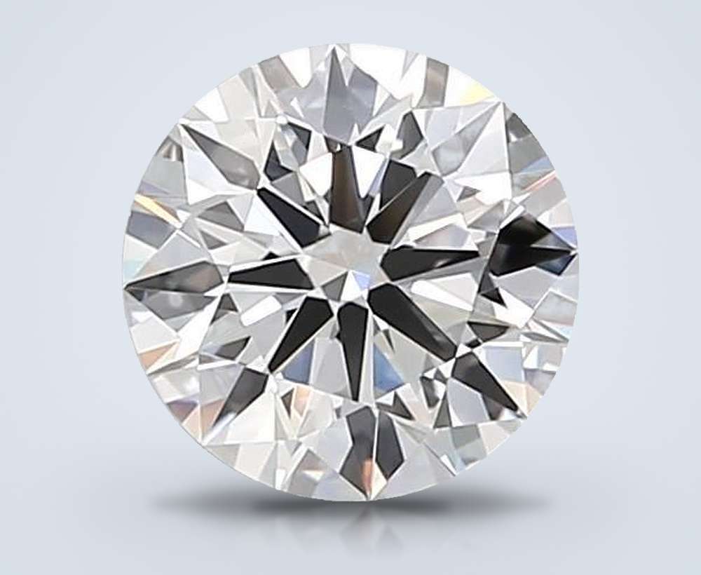 1.07ct D FL Rare Carat Ideal Cut Round Lab Grown Diamond