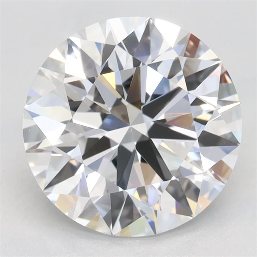 2.67ct D VVS1 Rare Carat Ideal Cut Round Lab Grown Diamond