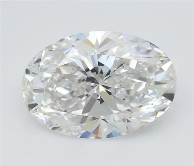 5.43ct F VVS2 Rare Carat Ideal Cut Oval Lab Grown Diamond