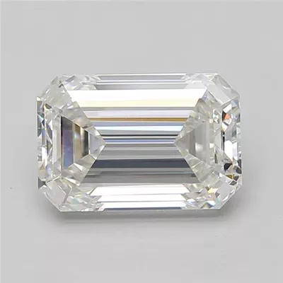 2.94ct F VVS2 Excellent Cut Emerald Lab Grown Diamond