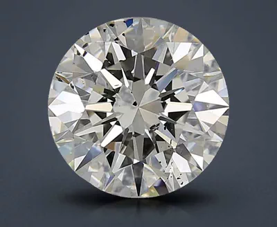 3.01ct H SI2 Rare Carat Ideal Cut Round Diamond