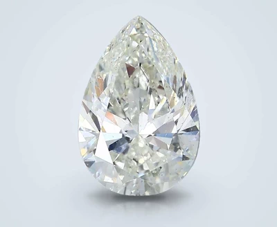 2.60ct K SI2 Rare Carat Ideal Cut Pear Diamond