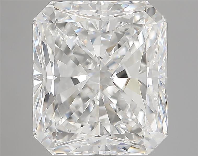 5.16ct F VVS2 Rare Carat Ideal Cut Radiant Diamond