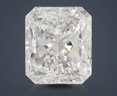 5.16ct F VVS2 Rare Carat Ideal Cut Radiant Diamond