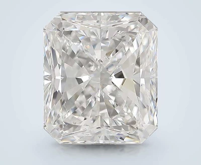 5.16ct F VVS2 Rare Carat Ideal Cut Radiant Diamond
