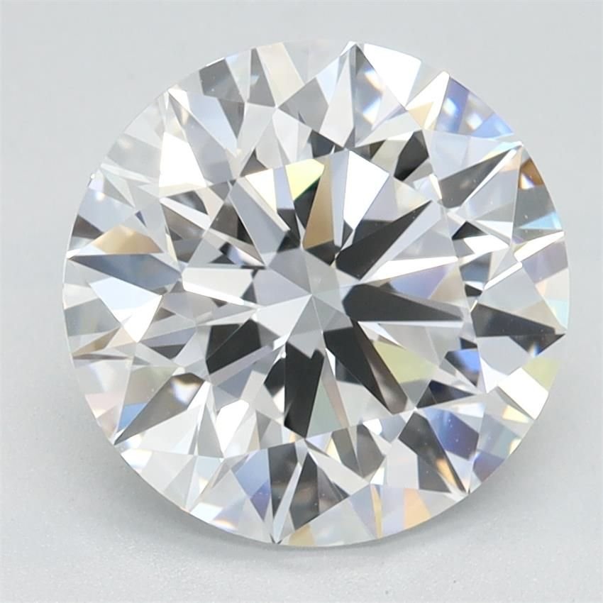 2.67ct D VVS1 Rare Carat Ideal Cut Round Lab Grown Diamond