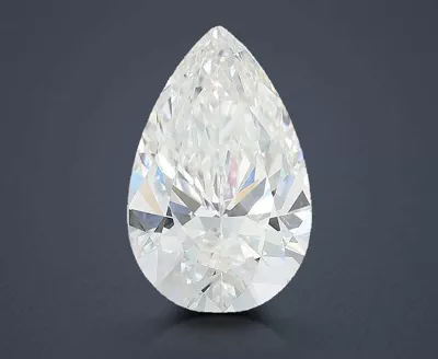 5.07ct F VVS2 Rare Carat Ideal Cut Pear Lab Grown Diamond