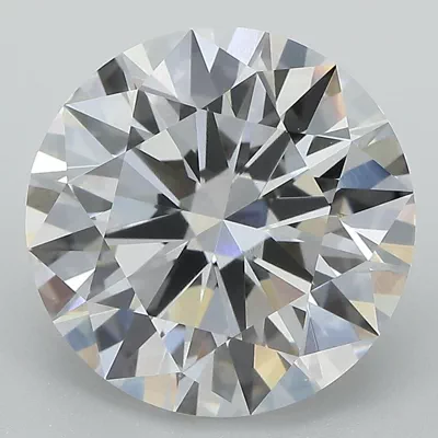 6.07ct E VVS2 Rare Carat Ideal Cut Round Lab Grown Diamond