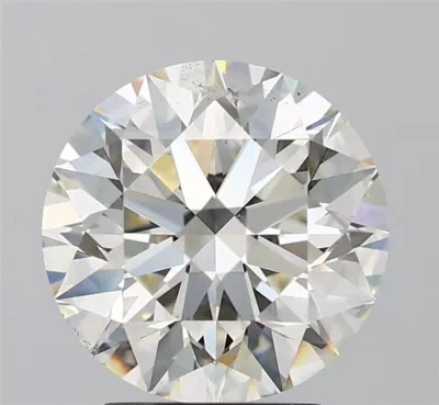 3.05ct K SI1 Rare Carat Ideal Cut Round Diamond