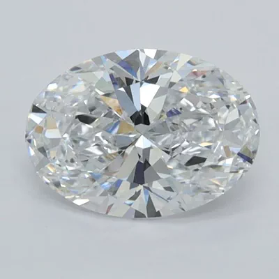 1.05ct D VVS2 Rare Carat Ideal Cut Oval Lab Grown Diamond