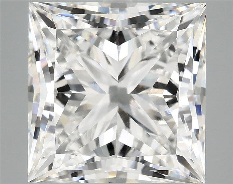 10.40ct F VVS2 Rare Carat Ideal Cut Princess Lab Grown Diamond