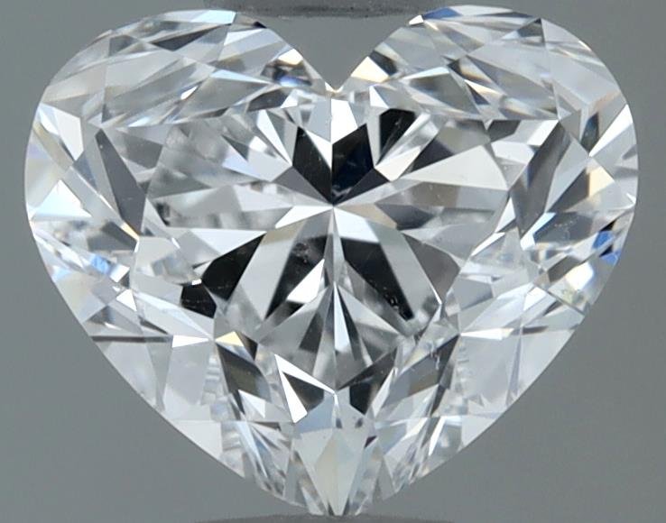 0.81ct D SI1 Rare Carat Ideal Cut Heart Diamond
