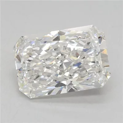 4.09ct F VVS2 Rare Carat Ideal Cut Radiant Lab Grown Diamond