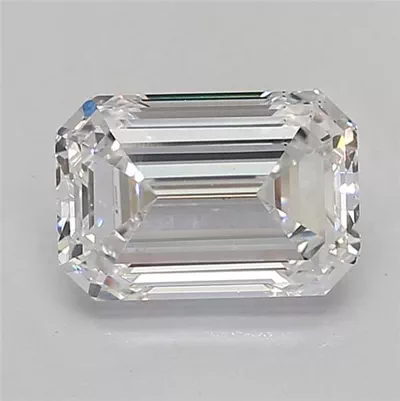5.02ct E VS2 Excellent Cut Emerald Lab Grown Diamond