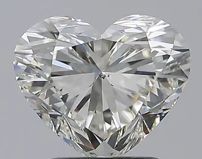 2.01ct J SI1 Rare Carat Ideal Cut Heart Diamond