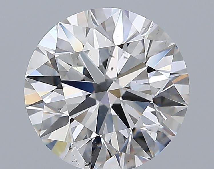 2.57ct D SI1 Rare Carat Ideal Cut Round Diamond
