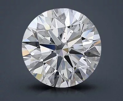 2.57ct D SI1 Rare Carat Ideal Cut Round Diamond