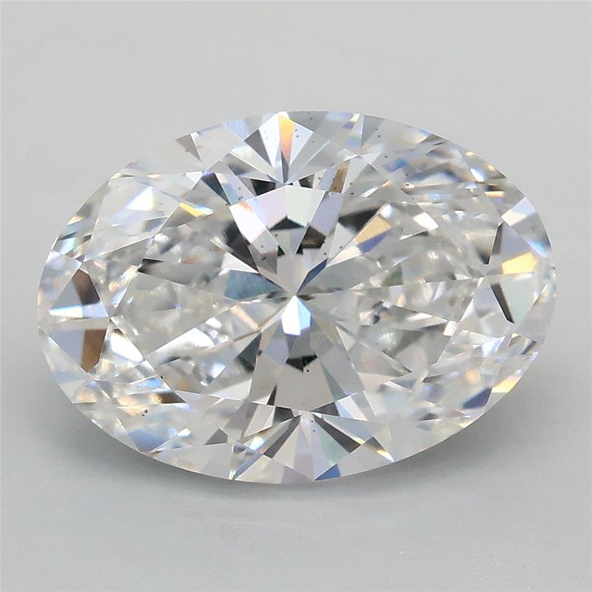 3.03ct E VS2 Rare Carat Ideal Cut Oval Lab Grown Diamond