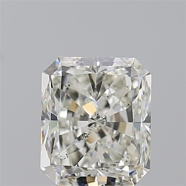 3.01ct J SI1 Very Good Cut Radiant Diamond