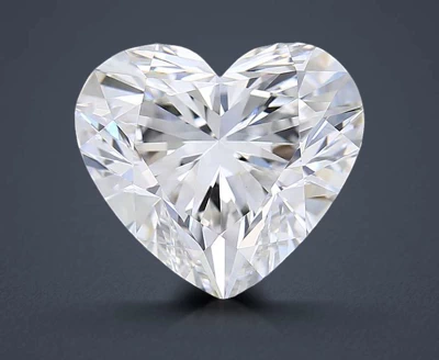 6.05ct E VVS2 Rare Carat Ideal Cut Heart Lab Grown Diamond