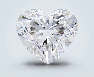 6.05ct E VVS2 Rare Carat Ideal Cut Heart Lab Grown Diamond