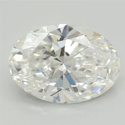 2.02ct E VVS2 Rare Carat Ideal Cut Oval Lab Grown Diamond