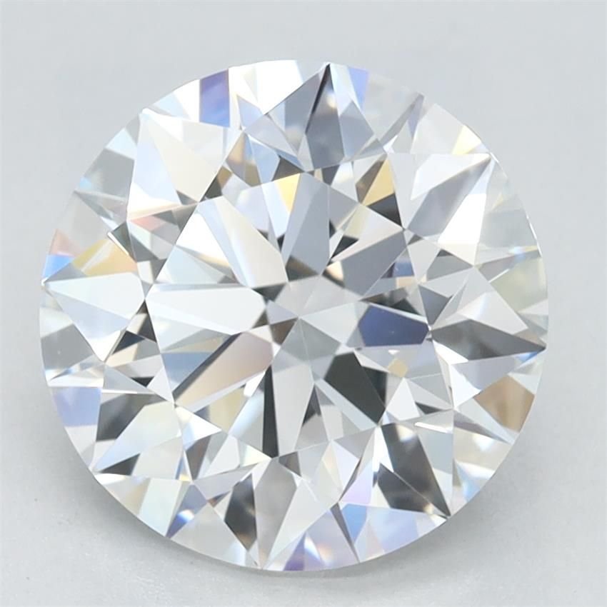 2.69ct D VVS1 Rare Carat Ideal Cut Round Lab Grown Diamond