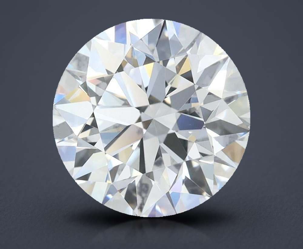 2.69ct D VVS1 Rare Carat Ideal Cut Round Lab Grown Diamond