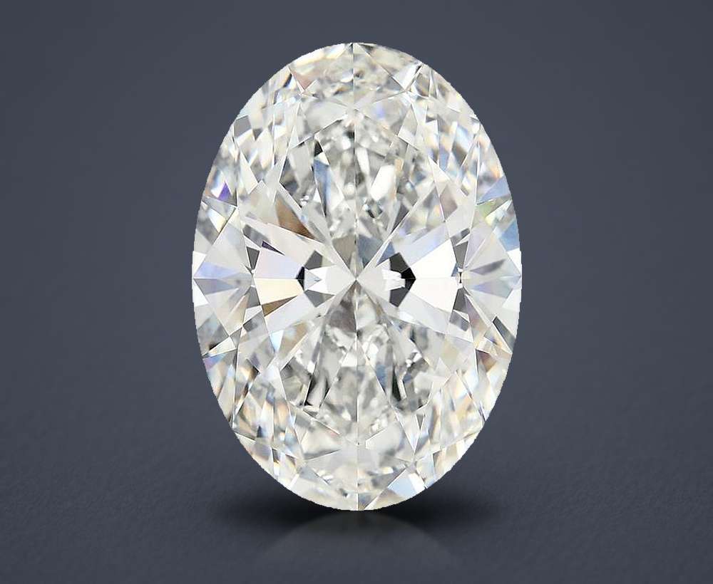 10.13ct F VVS2 Rare Carat Ideal Cut Oval Lab Grown Diamond