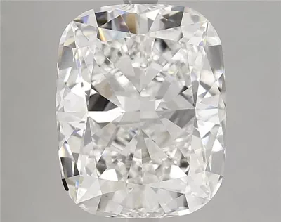 7.06ct F VVS2 Rare Carat Ideal Cut Cushion Lab Grown Diamond