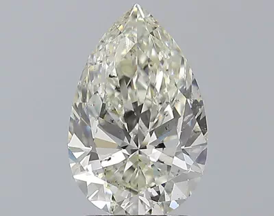 2.01ct K SI2 Rare Carat Ideal Cut Pear Diamond